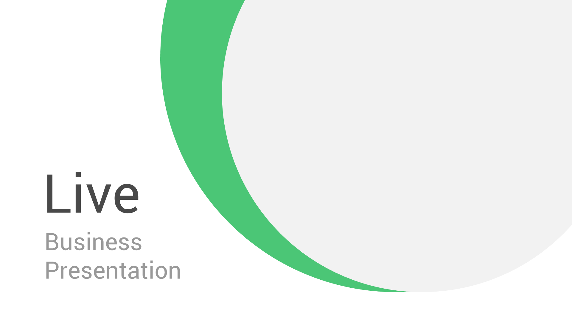 Live Webinar slide 1